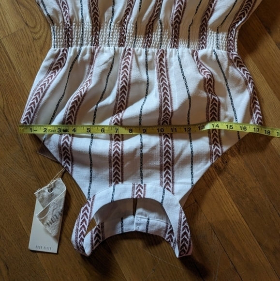 NWT Moon River Medium Halter Strap Striped Dress w/‎ Open Back - Picture 11 of 13